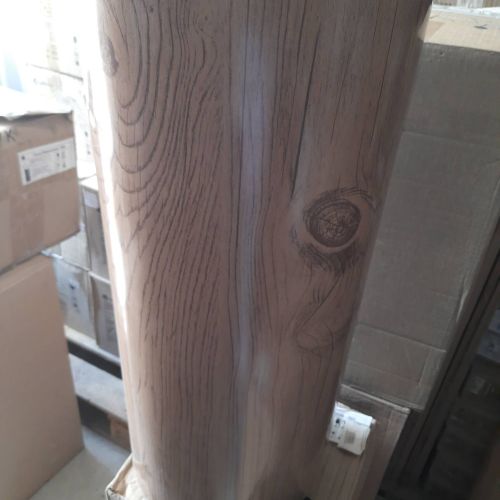 Урна оцинковка на 50 литров, черного цвета