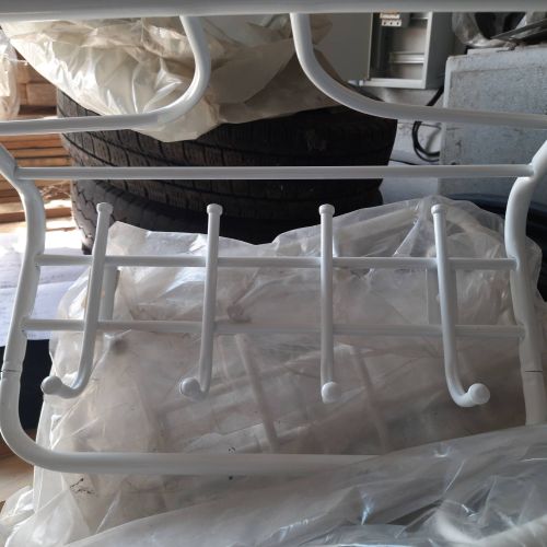 Вешалка настенная "ТСП-1" белая в упаковке (2 шт.)