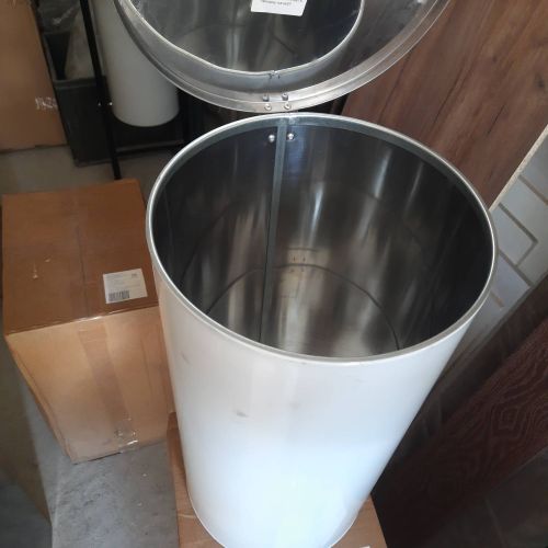 Урна нержавеющая сталь на 40 литров (9 шт.)