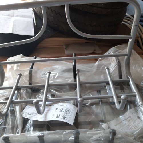 Вешалка настенная "ТСП-1" серая в упаковке (2 шт.)