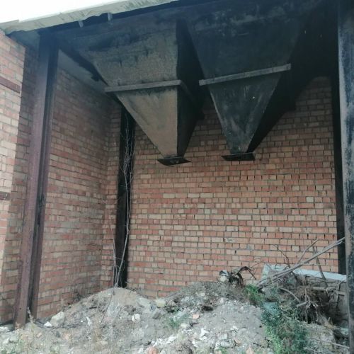 Незавершенный строительством цех стеклотары