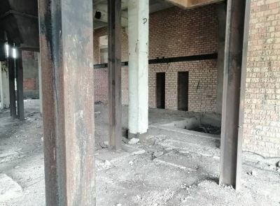 Незавершенный строительством цех стеклотары