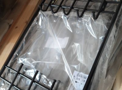 Вешалка настенная "ТС-2М" черного цвета в упаковке (6 шт.)