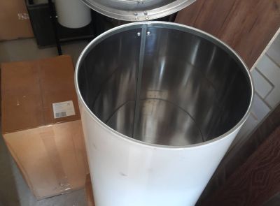 Урна нержавеющая сталь на 40 литров (9 шт.)