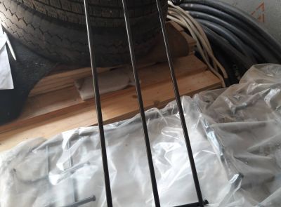 Вешалка настенная "ТС-2М" черного цвета в упаковке (6 шт.)