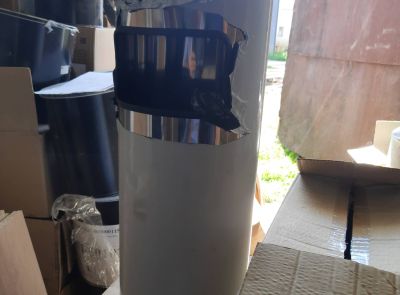 Урна нержавеющая сталь на 25 литров, с пепельницей