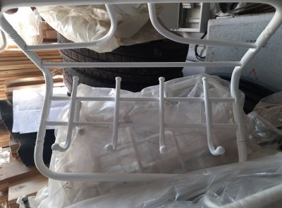 Вешалка настенная "ТСП-1" белая в упаковке (2 шт.)