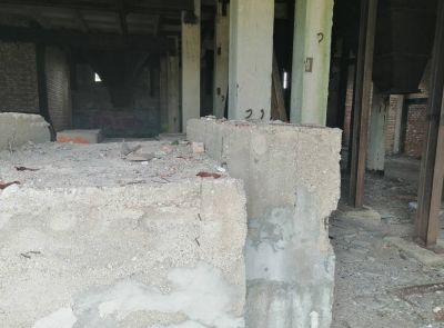 Незавершенный строительством цех стеклотары