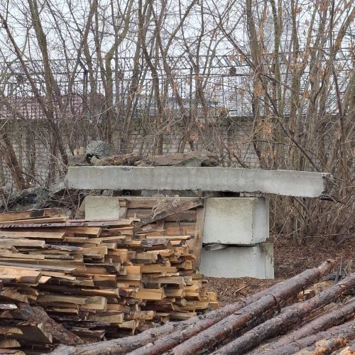 Ограждение территории завода ж/б