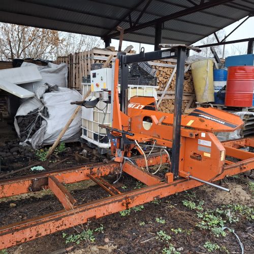 Процессор для распиливания и расколки бревен КС АЗ 80 Е со складным подъемником ЭМ1511