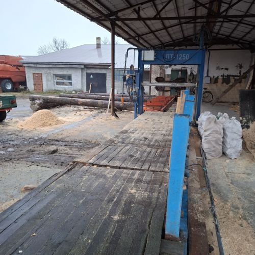 Установка для торцовки пакетов цепная мод. ПТ-1250