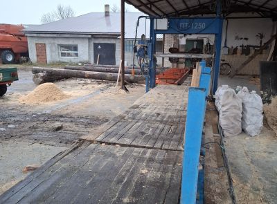 Установка для торцовки пакетов цепная мод. ПТ-1250