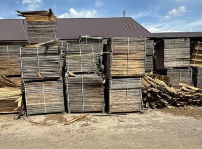 Пиломатериал обрезной, порода ольха 34x75x1200